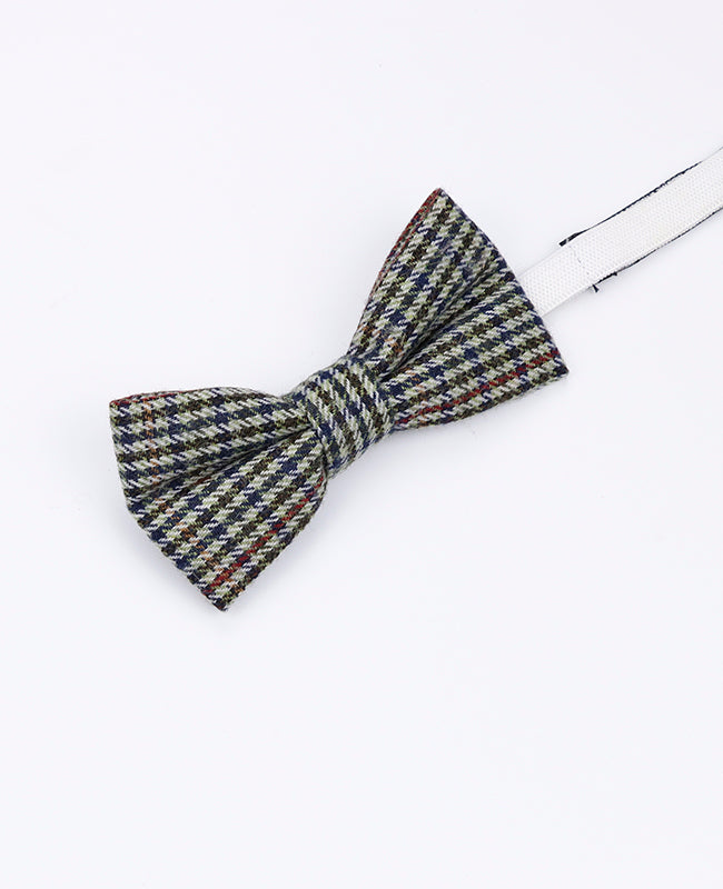 Laço Tartan Cinzento n°9 Criança em Lã | Nobert - Unipap's