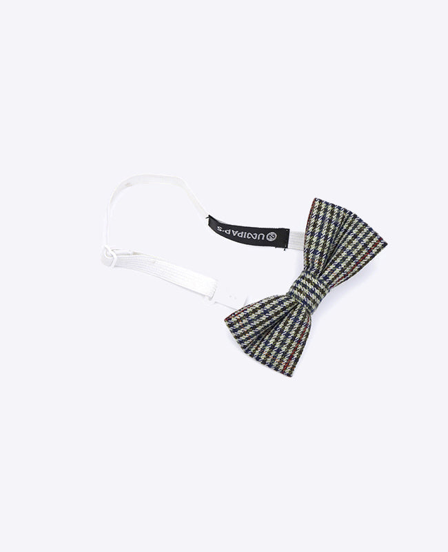 Laço Tartan Cinzento n°9 Criança em Lã | Nobert - Unipap's