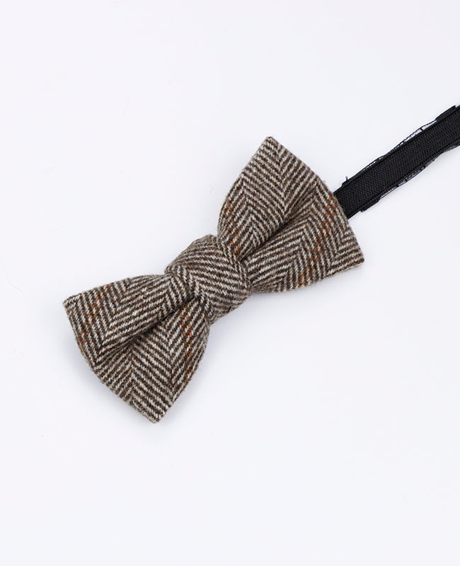 Laço Tartan Cinzento n°3 Criança em Lã | Norbert - Unipap's