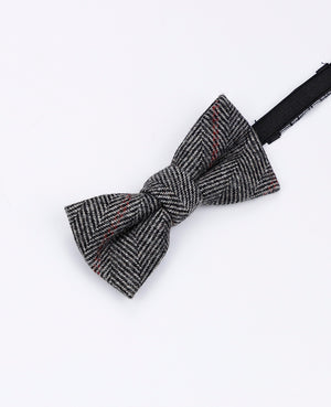Laço Tartan Cinzento n°4 Criança em Lã | Norbert - Unipap's