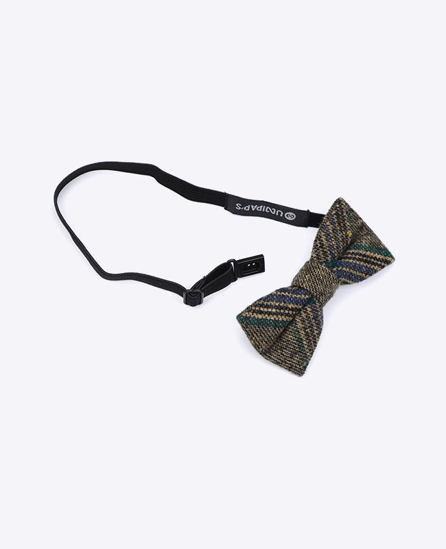 Laço Tartan Cinzento n°5 Criança em Lã | Norbert - Unipap's