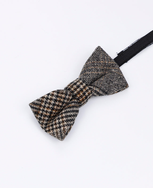 Laço Tartan Cinzento n°6 Criança em Lã | Norbert - Unipap's