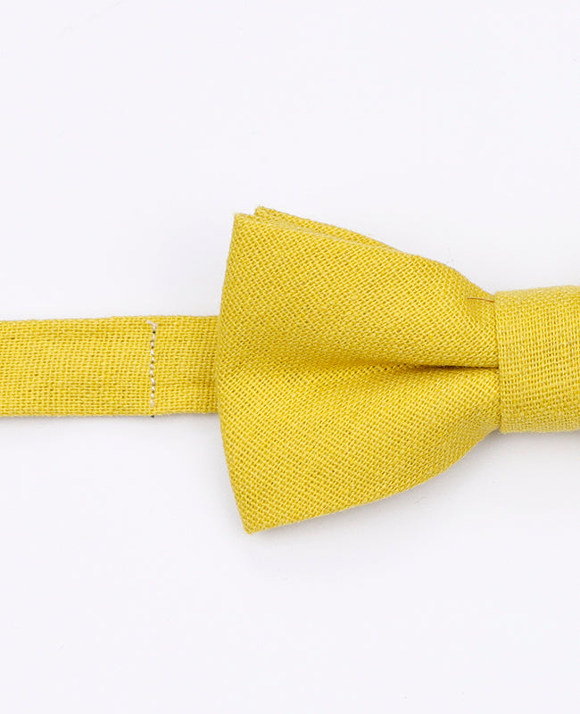 Laço Amarelo n°1 Criança em Linho | Basile - Unipap's