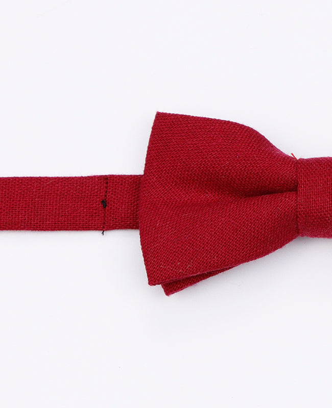 Laço Vermelho n°2 Criança em Linho | Basile - Unipap's