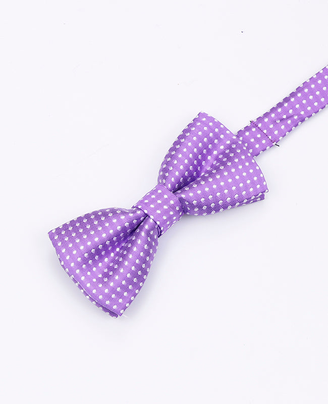 Laço Violeta n°1 Com Bolinhas Criança em Poliéster | Louis - Unipap's