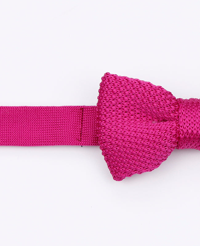 Noeud Papillon Rose n°1 Enfant en Tricot «Léon»