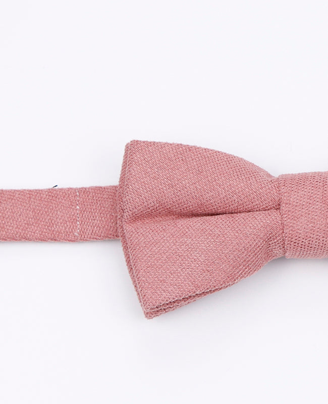 Laço Rosa n°2 Criança em Efeito Veludo «Simon»