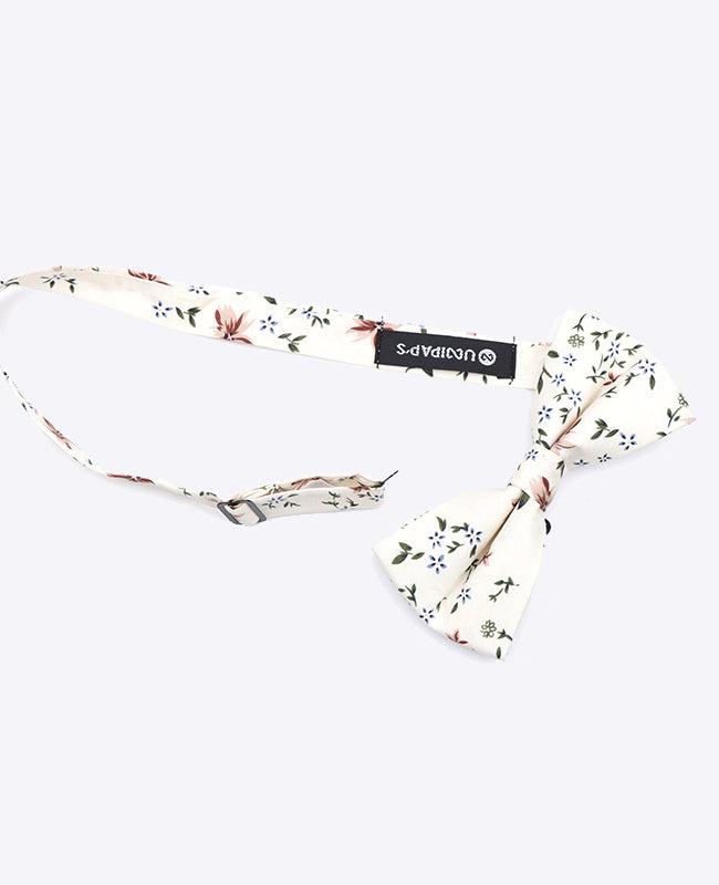Laço Liberty Branco n°8 Homem em Algodão «Charles»