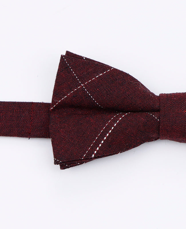 Laço Tartan Vermelho Homem em Algodão | Marcel - Unipap's