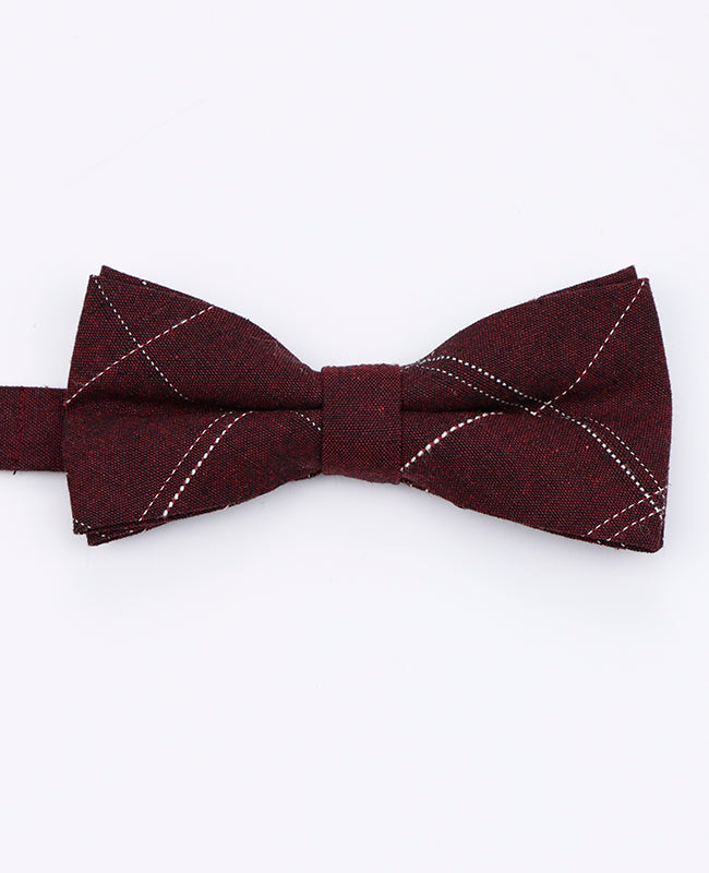 Laço Tartan Vermelho Homem em Algodão | Marcel - Unipap's