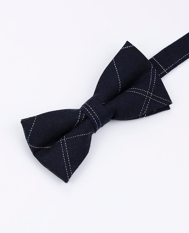 Laço Tartan Preto n°1 Homem em Algodão | Marcel - Unipap's