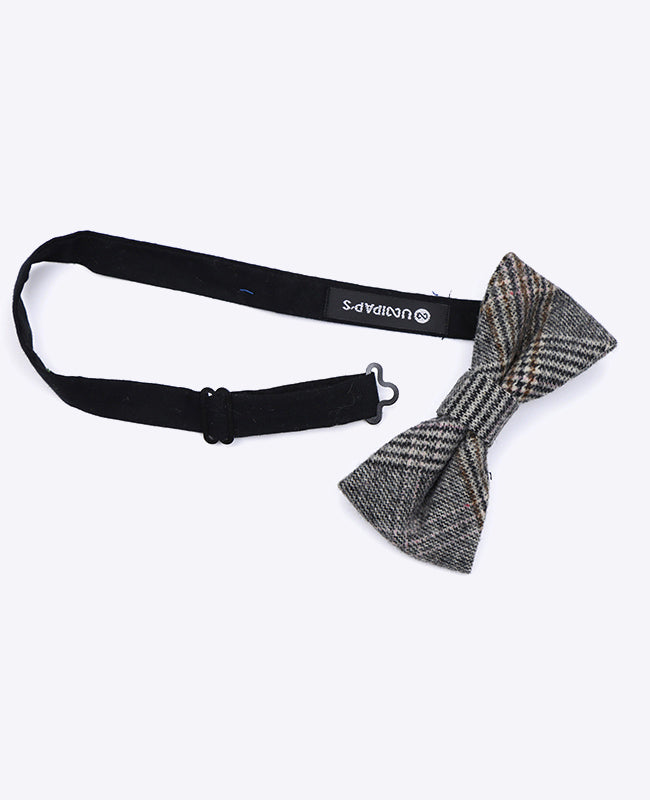 Laço Tartan Cinzento n°7 Homem em Lã | Norbert - Unipap's