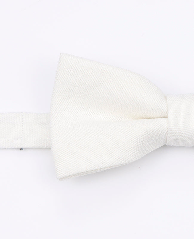 Laço Branco n°1 Homem em Linho | Basile - Unipap's