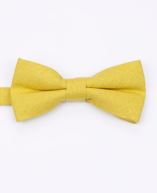 Laço Amarelo n°1 Homem em Linho | Basile - Unipap's