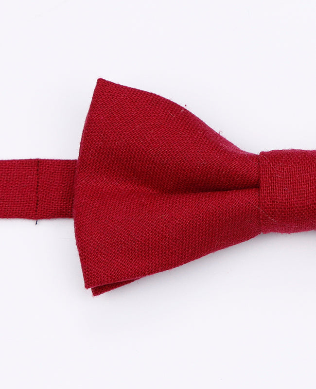 Laço Vermelho n°2 Homem em Linho | Basile - Unipap's