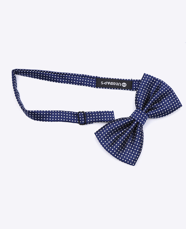 Laço Azul n°1 Com Bolinhas Homem em Poliéster | Louis - Unipap's