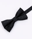 Noeud Papillon Noir à Pois Homme en Polyester | Georges - Unipap's