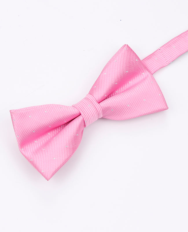 Laço Rosa Com Bolinhas Homem em Poliéster | Georges - Unipap's