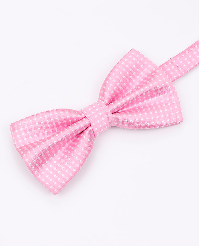 Laço Rosa n°1 Com Bolinhas Homem em Poliéster | Louis - Unipap's