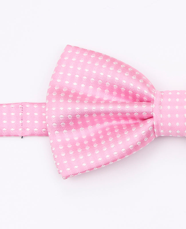 Laço Rosa n°1 Com Bolinhas Homem em Poliéster | Louis - Unipap's