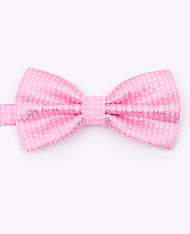 Laço Rosa n°1 Com Bolinhas Homem em Poliéster | Louis - Unipap's