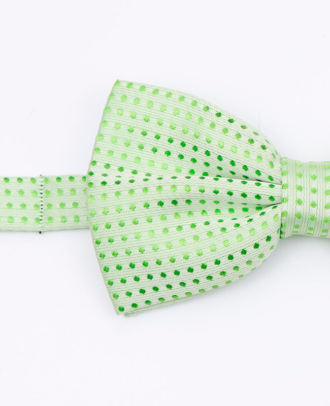 Noeud Papillon Vert n°2 à Pois Homme en Polyester | Louis - Unipap's