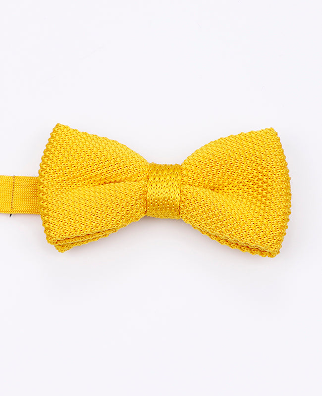 Laço Amarelo Homem em Malha «Léon»