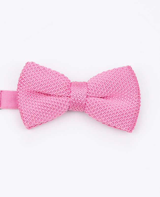 Noeud Papillon Rose n°2 Homme en Tricot «Léon»
