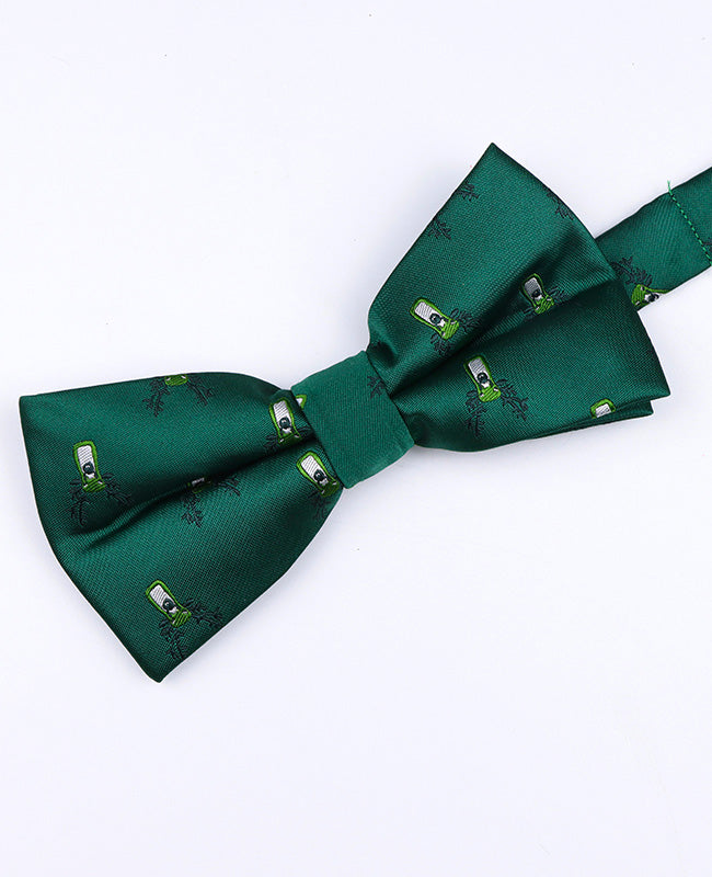 Laço de Natal Verde n°2 Homem em Poliéster «Christmas»