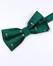 Laço de Natal Verde n°2 Homem em Poliéster «Christmas»