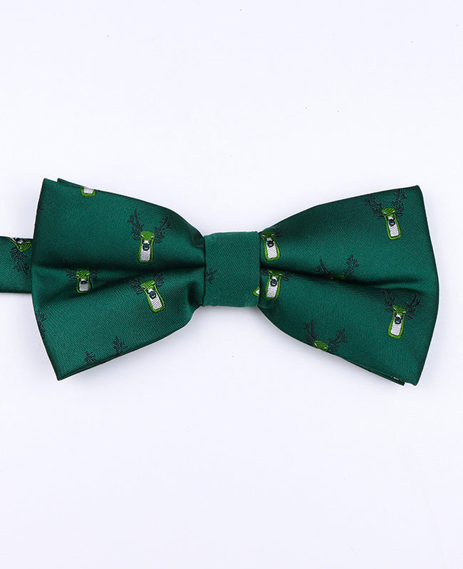 Laço de Natal Verde n°2 Homem em Poliéster «Christmas»