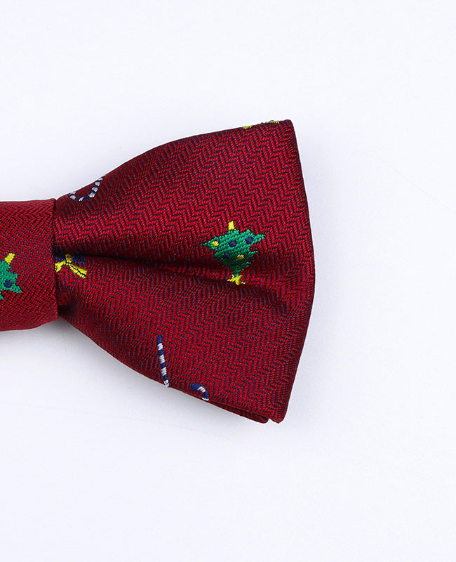 Laço de Natal Vermelho n°2 Criança em Poliéster «Christmas»
