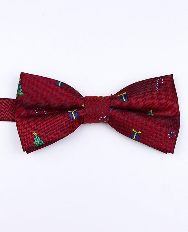 Laço de Natal Vermelho n°2 Homem em Poliéster «Christmas»