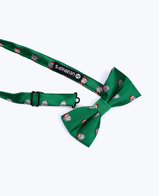 Laço de Natal Verde n°1 Homem em Poliéster «Christmas»