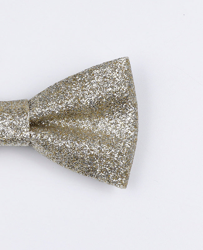 Noeud Papillon à Paillette Argent n°3 Enfant en Polyester «Olive»