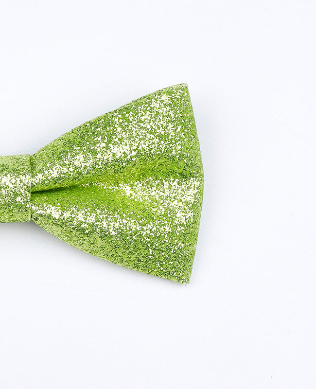 Noeud Papillon à Paillette Vert n°3 Enfant en Polyester «Olive»