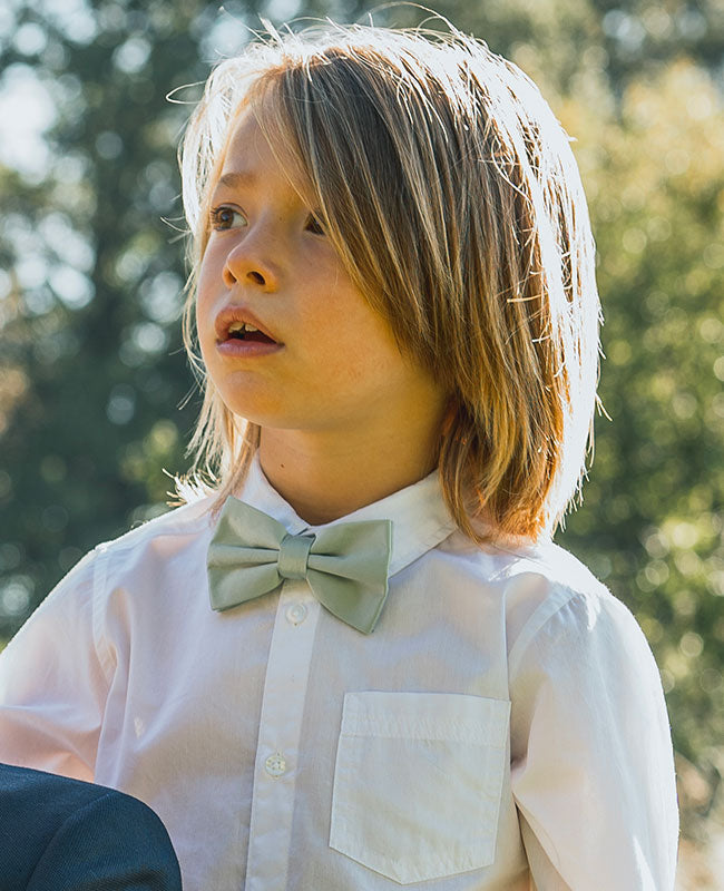 Laço Verde n°1 Criança em Poliéster «Anatole»