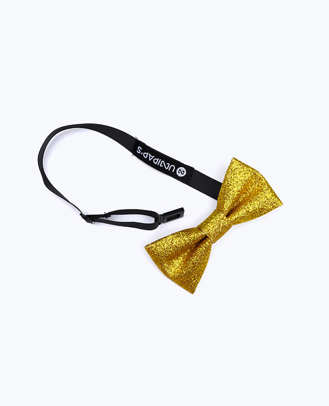Laço Com Lantejoulas Dourado n°1 Criança em Poliéster «Olive»