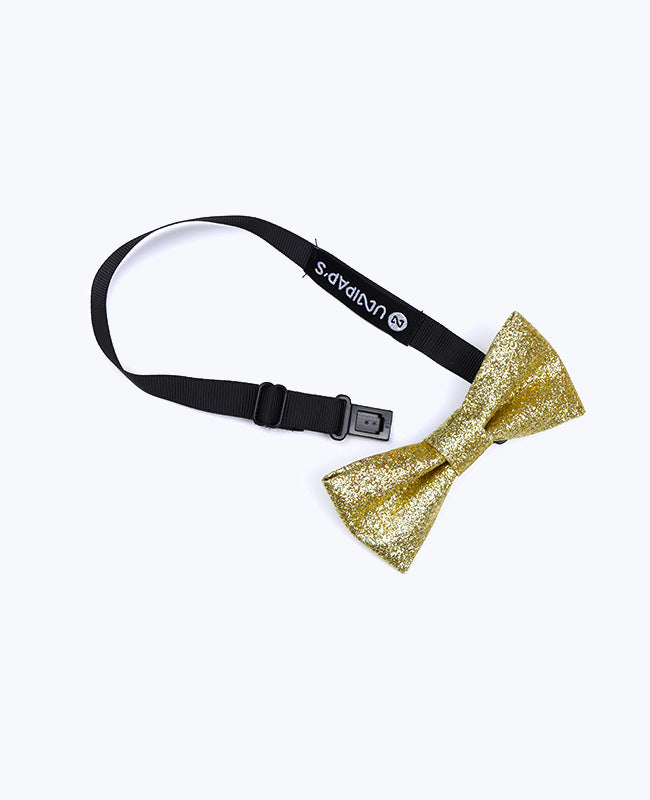 Laço Com Lantejoulas Dourado n°3 Criança em Poliéster «Olive»