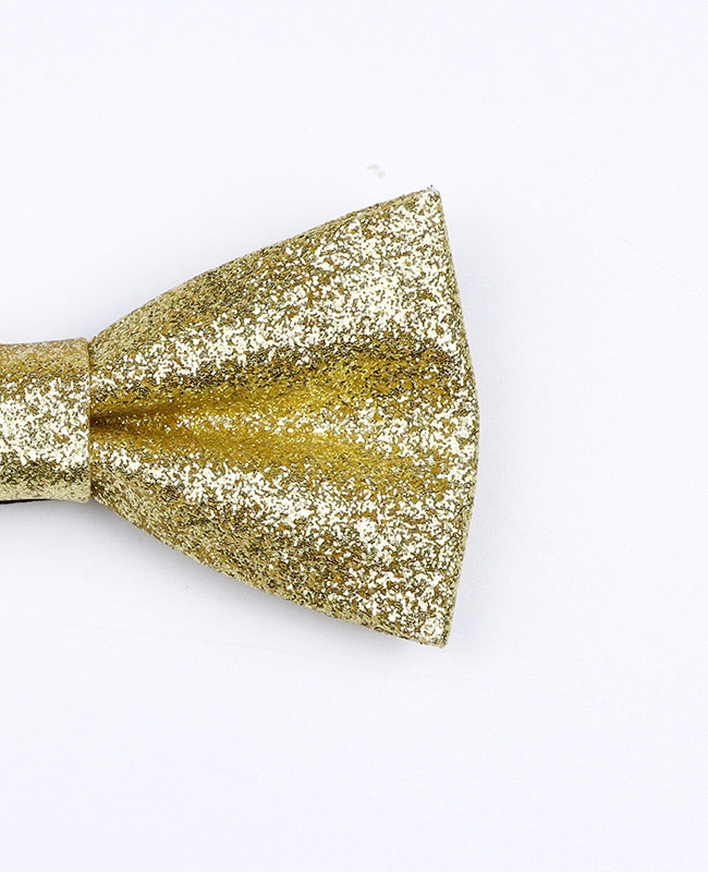 Laço Com Lantejoulas Dourado n°3 Criança em Poliéster «Olive»