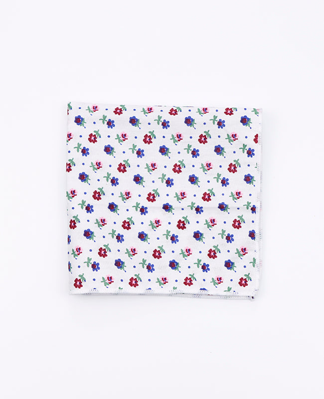 Lenço de bolso Liberty Branco n°1 em Algodão | Gaspard - Unipap's