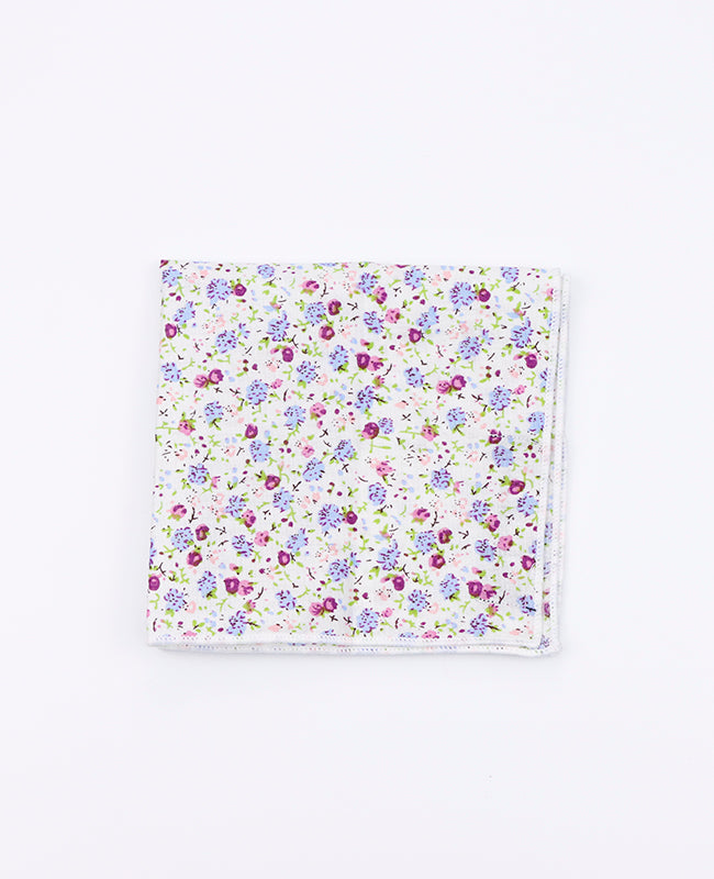 Lenço de bolso Liberty Cinzento em Algodão | Gaspard - Unipap's
