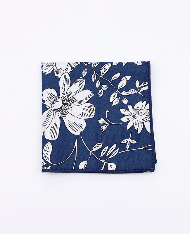 Lenço de bolso Liberty Azul n°2 em Algodão | Clovis - Unipap's