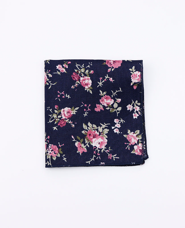 Lenço de bolso Liberty Azul n°4 em Algodão | Charles - Unipap's