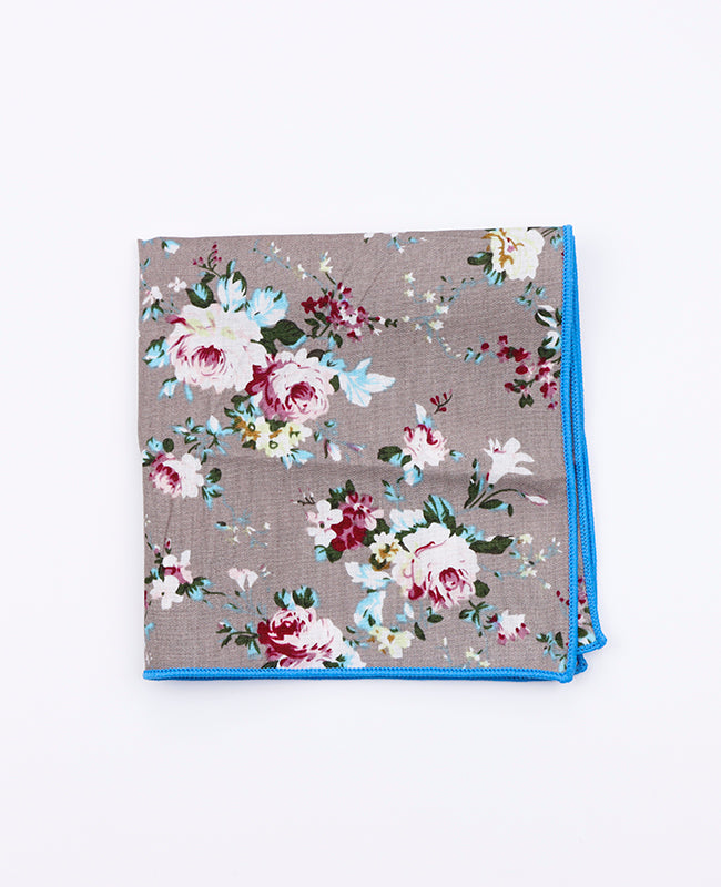 Lenço de bolso Liberty Azul n°1 em Algodão | Gaspard - Unipap's