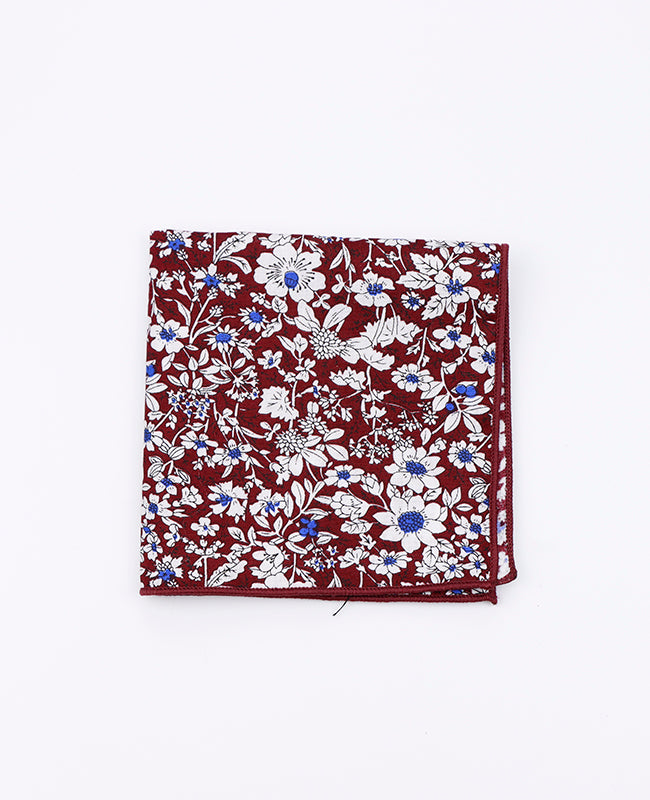 Lenço de bolso Liberty Vermelho n°1 em Algodão | Clovis - Unipap's
