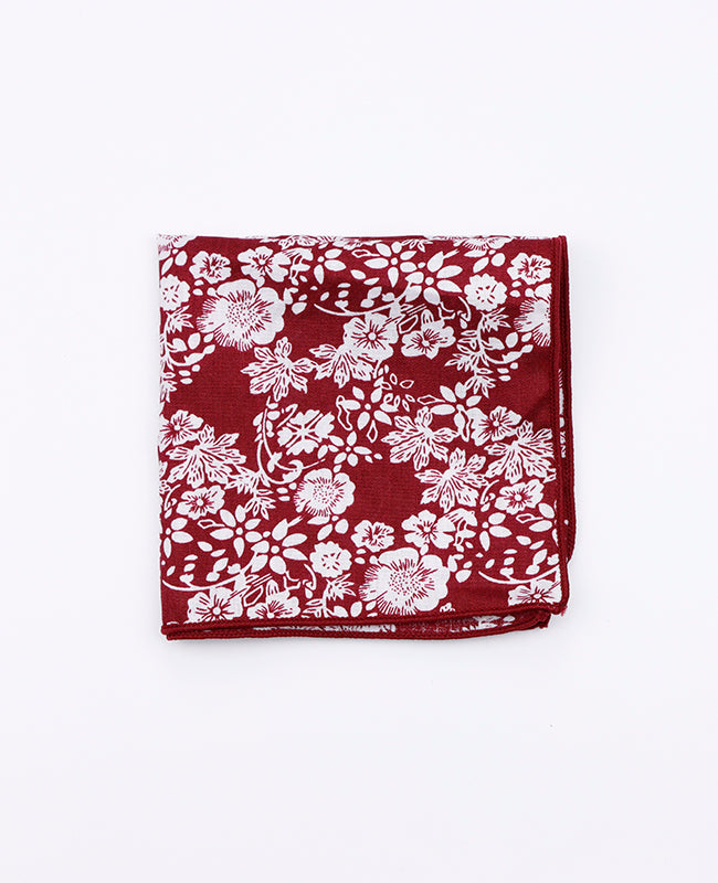 Lenço de bolso Liberty Vermelho n°2 em Algodão | Clovis - Unipap's