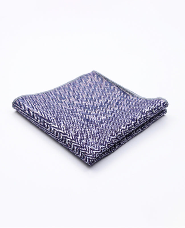 Lenço de bolso Azul em Lã | Norbert - Unipap's