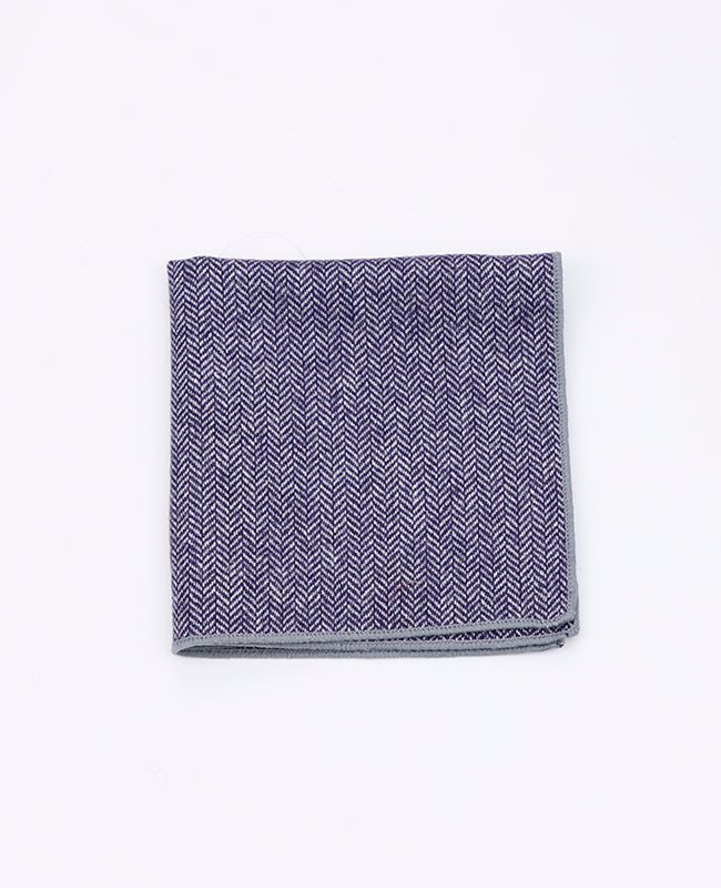Lenço de bolso Azul em Lã | Norbert - Unipap's