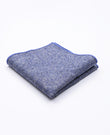 Lenço de bolso Azul n°3 em Lã | Claude - Unipap's